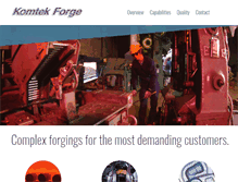 Tablet Screenshot of komtek.com